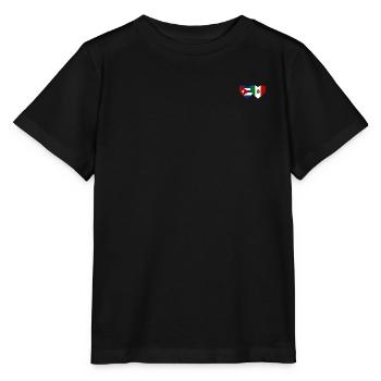 Kuba Mexiko Flagge Herz - Stanley/Stella Kinder T-Shirt MINI CREATOR  - Schwarz - Vorne - Mikhail (115cm)
