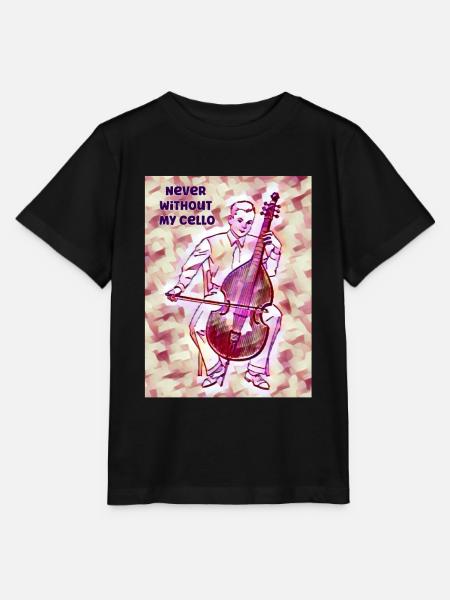 Mein Kontrabasscello - Stanley/Stella Kinder T-Shirt MINI CREATOR - Schwarz