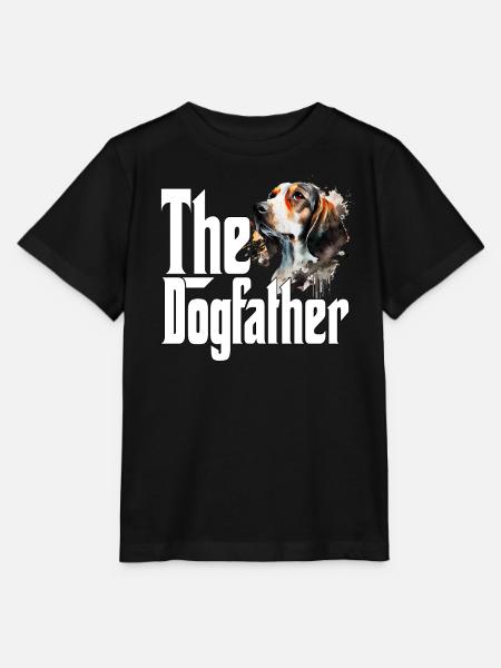 Beagle Dog Dad Dogfather Dogs Daddy Father Rottie - Stanley/Stella MINI CREATOR Kids’ T-Shirt - black