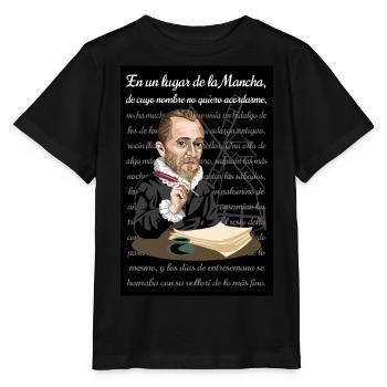 Cervantes - Stanley/Stella Kinder T-Shirt MINI CREATOR  - Schwarz - Vorne - Mikhail (115cm)