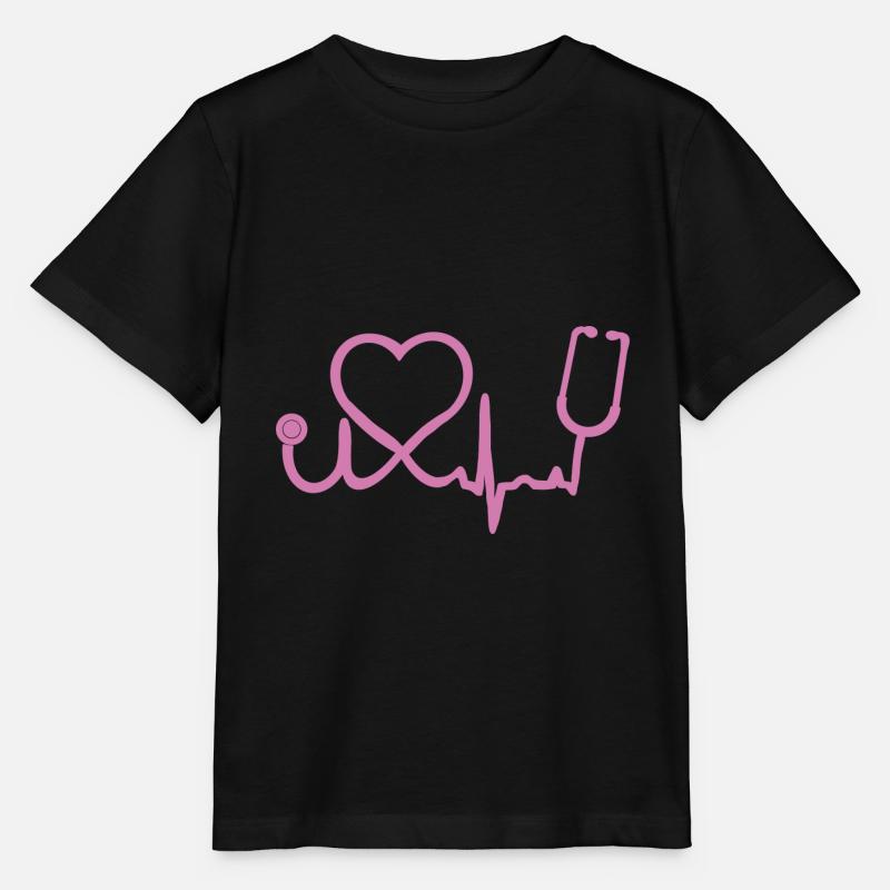 Médecin médecin infirmier - T-shirt bio MINI CREATOR Stanley/Stella Enfant - noir