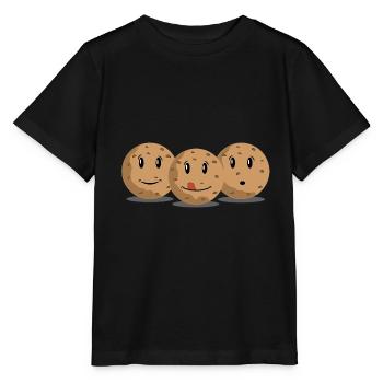 Biscuits - T-shirt bio MINI CREATOR Stanley/Stella Enfant - noir - Devant - Mikhail (115cm)