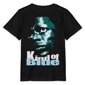 Blauer Jazz Flex - Stanley/Stella Kinder T-Shirt MINI CREATOR  - Schwarz - Vorne - Mikhail (115cm)