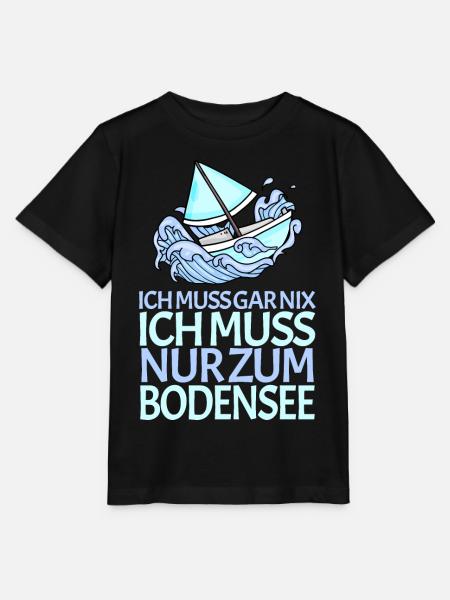 Bodensee - Stanley/Stella Kinder T-Shirt MINI CREATOR  - Schwarz