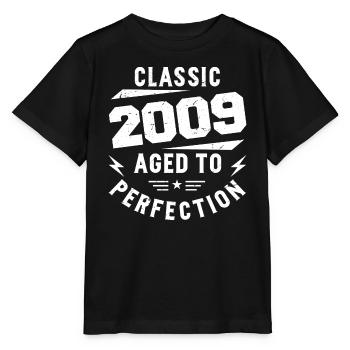 2009 Classic 2009 Jahrgang 2009 Jubiläumsgeschenk - Stanley/Stella Kinder T-Shirt MINI CREATOR  - Schwarz - Vorne - Mikhail (115cm)