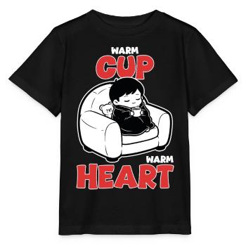 Warmgetränk-Teddy einhüllen - Stanley/Stella Kinder T-Shirt MINI CREATOR  - Schwarz - Vorne - Mikhail (115cm)