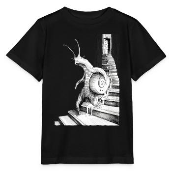 DIE WENDELTREPPEN - Stanley/Stella Kinder T-Shirt MINI CREATOR  - Schwarz - Vorne - Mikhail (115cm)