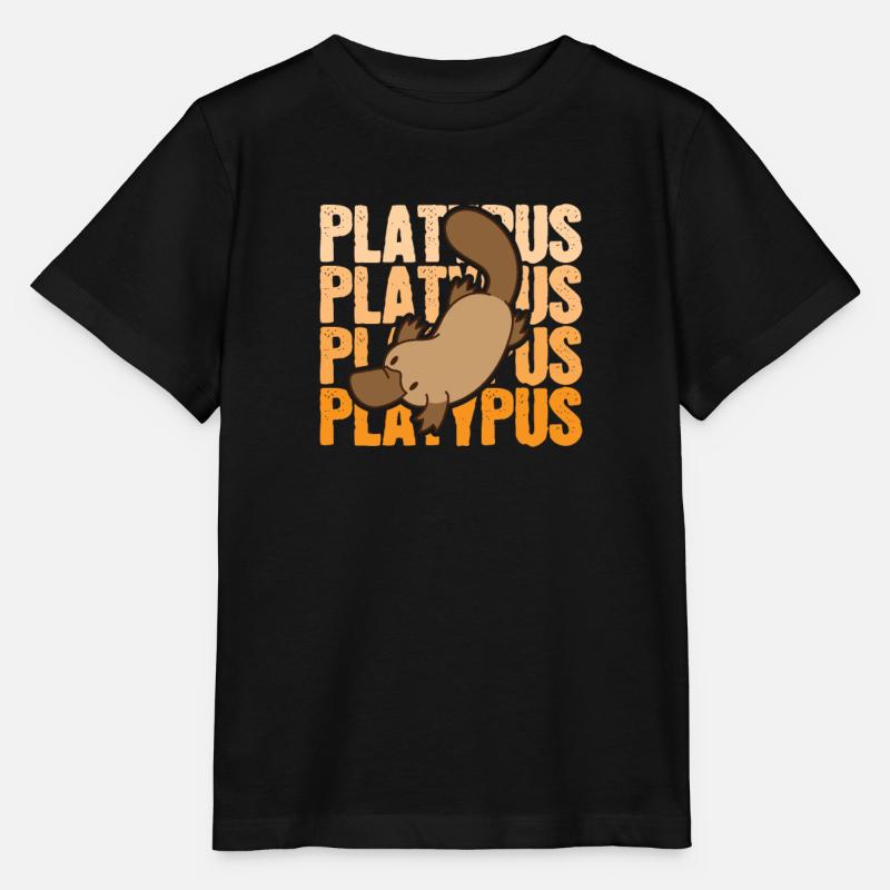 Platypus Outback Schnabeltier Australien - Stanley/Stella Kinder T-Shirt MINI CREATOR - Schwarz