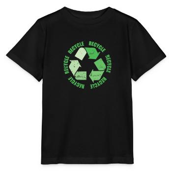 Recycler pour un environnement vert Protection de l’environnement - T-shirt bio MINI CREATOR Stanley/Stella Enfant - noir - Devant - Mikhail (115cm)