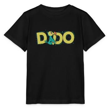 Dodo Vogel aus Mauritius - Stanley/Stella Kinder T-Shirt MINI CREATOR  - Schwarz - Vorne - Mikhail (115cm)