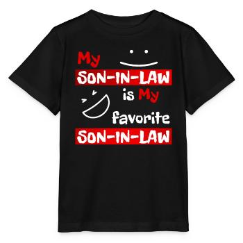 Schwiegersohn lustig - Stanley/Stella Kinder T-Shirt MINI CREATOR  - Schwarz - Vorne - Mikhail (115cm)