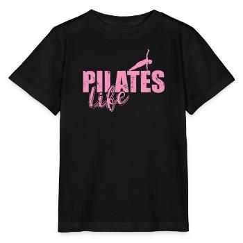 Les mots ne peuvent pas transmettre l’amour que j’ai pour le Pilates - T-shirt bio MINI CREATOR Stanley/Stella Enfant - noir - Devant - Mikhail (115cm)