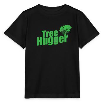 Tree Hugger Nature Forêts Feuilles - T-shirt bio MINI CREATOR Stanley/Stella Enfant - noir - Devant - Mikhail (115cm)