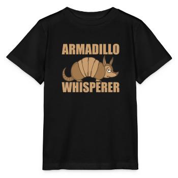 Armadillo Whisperer Mammal Desert - Stanley/Stella MINI CREATOR Kids’ T-Shirt - black - Front - Mikhail (115cm)