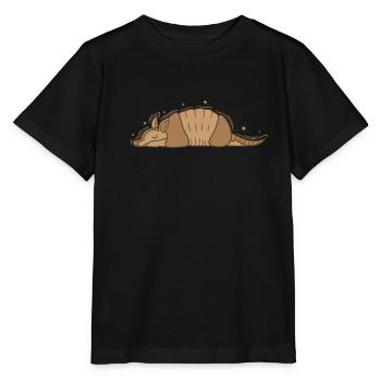 Armadillo Mammal Desert USA - Stanley/Stella MINI CREATOR Kids’ T-Shirt - black - Front - Mikhail (115cm)