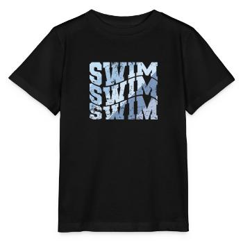 Swim Sport Training - Stanley/Stella Kinder T-Shirt MINI CREATOR  - Schwarz - Vorne - Mikhail (115cm)