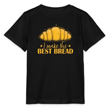 Je fais le meilleur boulanger - T-shirt bio MINI CREATOR Stanley/Stella Enfant - noir - Devant - Mikhail (115cm)