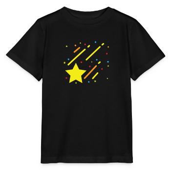 Stern Nachthimmel Erde - Stanley/Stella Kinder T-Shirt MINI CREATOR  - Schwarz - Vorne - Mikhail (115cm)
