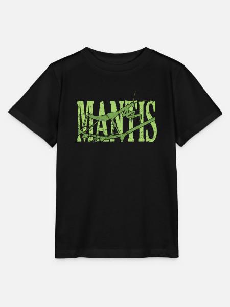Mantis Insekt - Stanley/Stella Kinder T-Shirt MINI CREATOR  - Schwarz