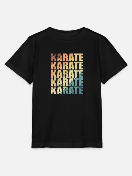 Karate Training Kampfsport - Stanley/Stella Kinder T-Shirt MINI CREATOR - Schwarz