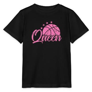 Queen Basketball Féminine - T-shirt bio MINI CREATOR Stanley/Stella Enfant - noir - Devant - Mikhail (115cm)