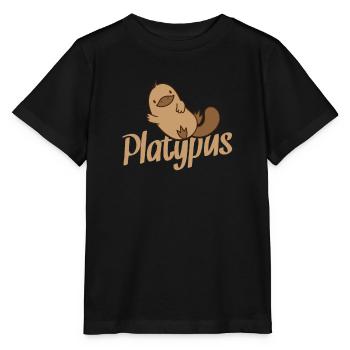 Platypus platypus beckons - Stanley/Stella MINI CREATOR Kids’ T-Shirt - black - Front - Mikhail (115cm)