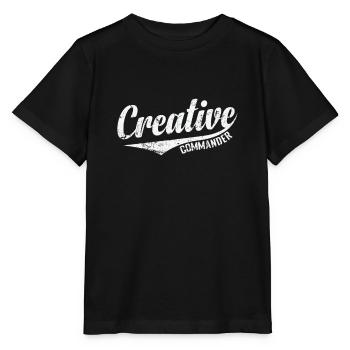 Commandant créatif - T-shirt bio MINI CREATOR Stanley/Stella Enfant - noir - Devant - Mikhail (115cm)