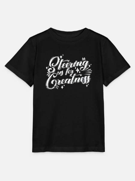 Steering Us to Greatness - Stanley/Stella Kinder T-Shirt MINI CREATOR - Schwarz