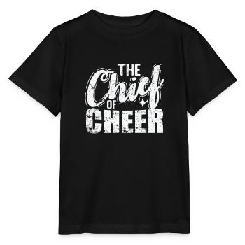Le chef des encouragements - T-shirt bio MINI CREATOR Stanley/Stella Enfant - noir - Devant - Mikhail (115cm)