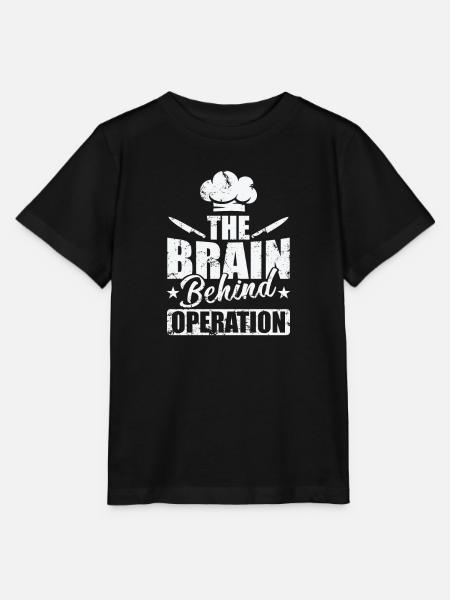 The Brain Behind Operation - Stanley/Stella Kinder T-Shirt MINI CREATOR - Schwarz