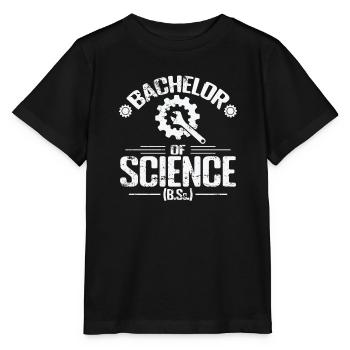 Bachelor of Science Wissenschaftliche Studien - Stanley/Stella Kinder T-Shirt MINI CREATOR  - Schwarz - Vorne - Mikhail (115cm)