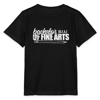 Bachelor of Fine Arts Professionelle Kunst - Stanley/Stella Kinder T-Shirt MINI CREATOR  - Schwarz - Vorne - Mikhail (115cm)