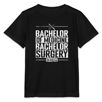 Bachelor of Medicine, Bachelor of Surgery Medizin - Stanley/Stella Kinder T-Shirt MINI CREATOR  - Schwarz - Vorne - Mikhail (115cm)