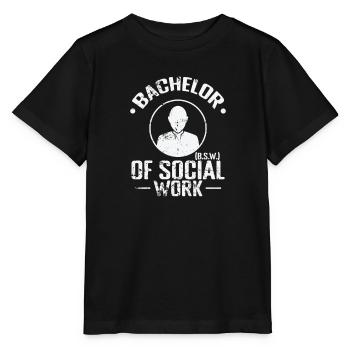 Bachelor of Social Work Sozialarbeit - Stanley/Stella Kinder T-Shirt MINI CREATOR  - Schwarz - Vorne - Mikhail (115cm)