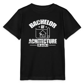 Bachelor of Architecture Architektur und Planung - Stanley/Stella Kinder T-Shirt MINI CREATOR  - Schwarz - Vorne - Mikhail (115cm)