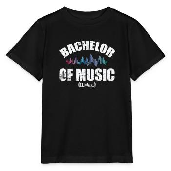 Bachelor of Music Musikalische Ausbildung - Stanley/Stella Kinder T-Shirt MINI CREATOR  - Schwarz - Vorne - Mikhail (115cm)