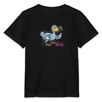 friendly dodo - Stanley/Stella MINI CREATOR Kids’ T-Shirt - black - Front - Mikhail (115cm)