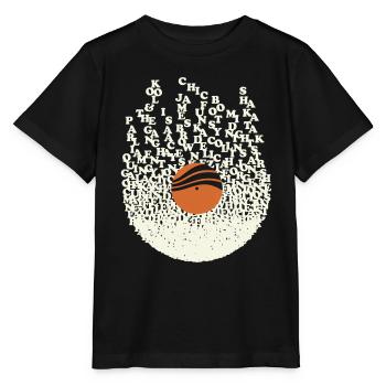 Funky Vinyl - T-shirt bio MINI CREATOR Stanley/Stella Enfant - noir - Devant - Mikhail (115cm)
