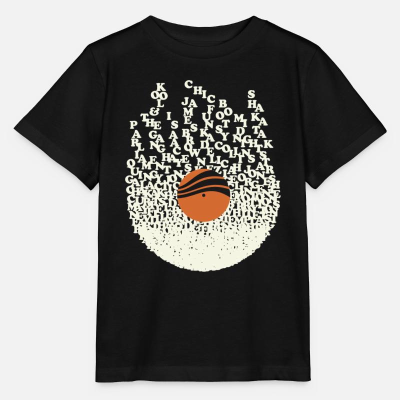 Funky Vinyl - T-shirt bio MINI CREATOR Stanley/Stella Enfant - noir