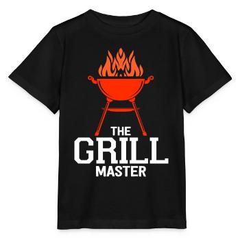 Barbecue Barbecue BBQ Summer Fest Idée cadeau - T-shirt bio MINI CREATOR Stanley/Stella Enfant - noir - Devant - Mikhail (115cm)