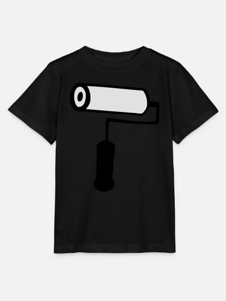 Farbroller Hausmaler Baumalerei - Stanley/Stella Kinder T-Shirt MINI CREATOR  - Schwarz