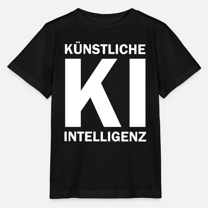 Künstliche Intelligenz KI - Vektor Design - AI - Stanley/Stella Kinder T-Shirt MINI CREATOR  - Schwarz