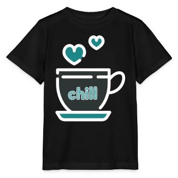 Chill - Stanley/Stella Kinder T-Shirt MINI CREATOR  - Schwarz - Vorne - Mikhail (115cm)