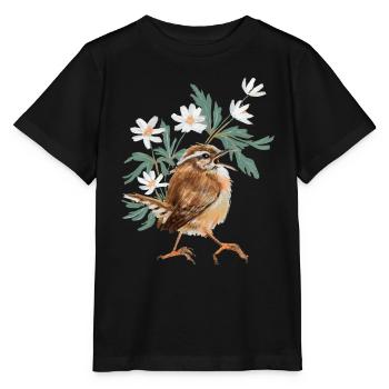 Le roi de clôture et la grenouille brouillonne - T-shirt bio MINI CREATOR Stanley/Stella Enfant - noir - Devant - Mikhail (115cm)