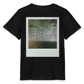 Mon corps Mon choix - T-shirt bio MINI CREATOR Stanley/Stella Enfant - noir - Devant - Mikhail (115cm)