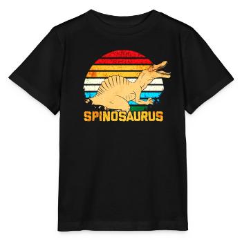 Spinosaurus Dinosaurier - Stanley/Stella Kinder T-Shirt MINI CREATOR  - Schwarz - Vorne - Mikhail (115cm)