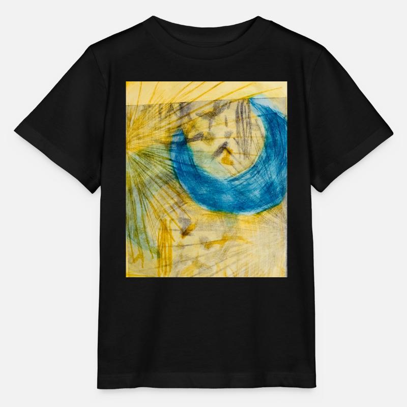 Art abstrait - T-shirt bio MINI CREATOR Stanley/Stella Enfant - noir