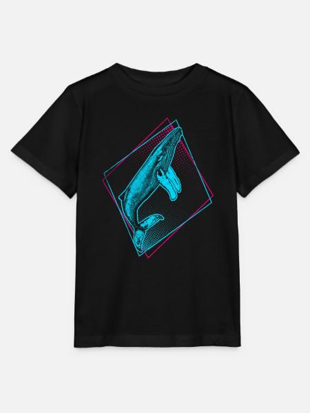 Buckelwal - Stanley/Stella Kinder T-Shirt MINI CREATOR - Schwarz