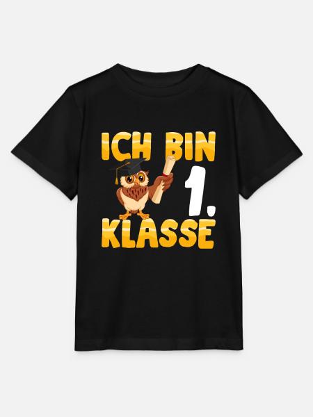 Ich bin 1. Klasse - Stanley/Stella Kinder T-Shirt MINI CREATOR - Schwarz