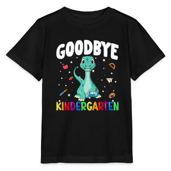 Goodbye Kindergarten Dino Schultüte - Stanley/Stella Kinder T-Shirt MINI CREATOR  - Schwarz - Vorne - Mikhail (115cm)